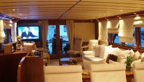 Motor yacht MONACO -  Salon looking Aft